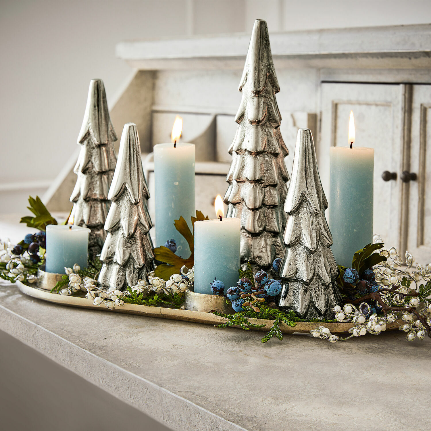 Set di 4 candele Muriel