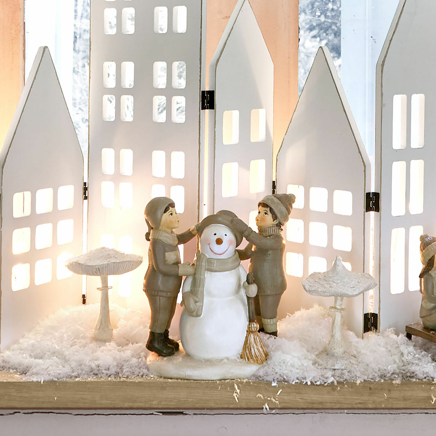 Set di 3 statuine decorative Elvirette
