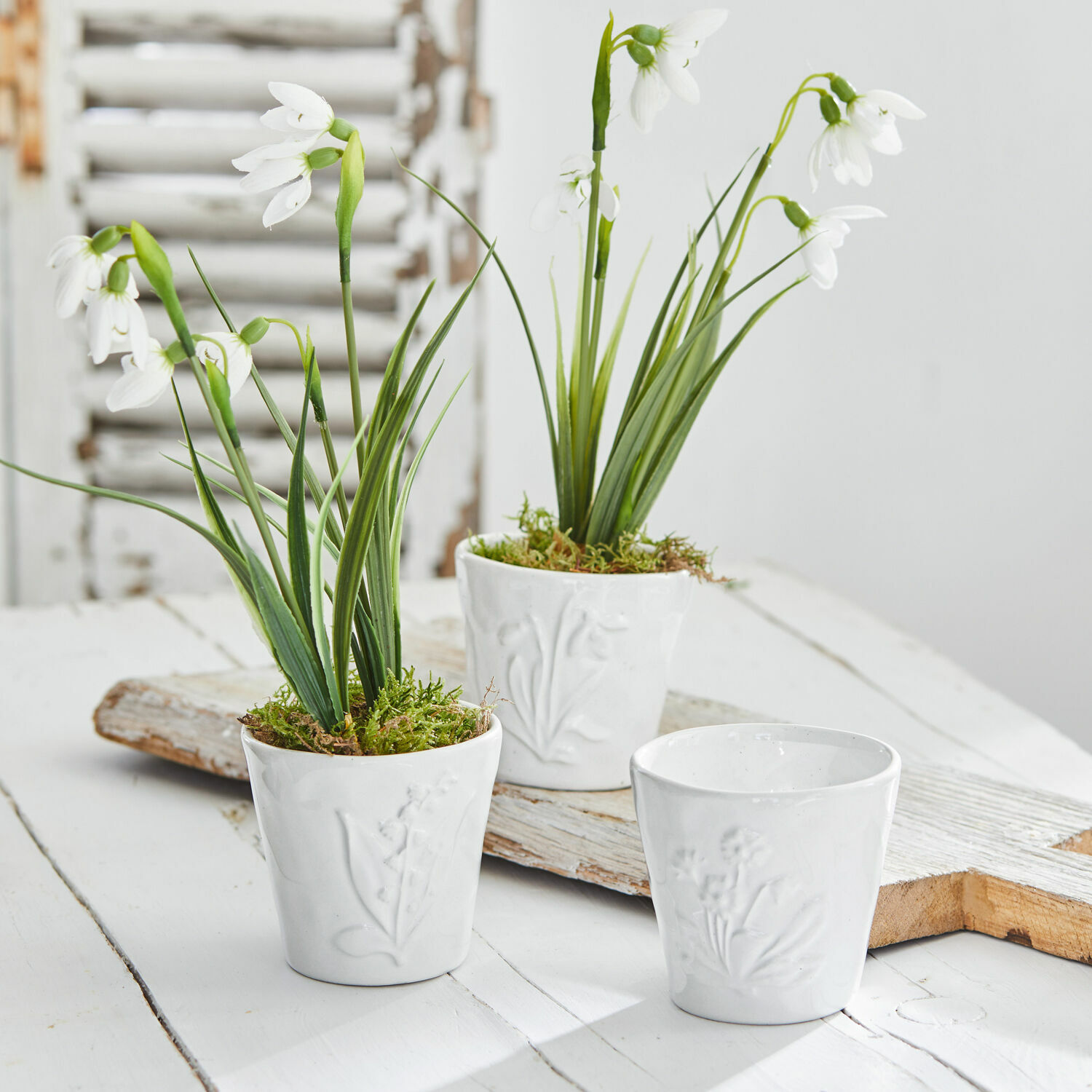 Set di 3 portavasi Spring