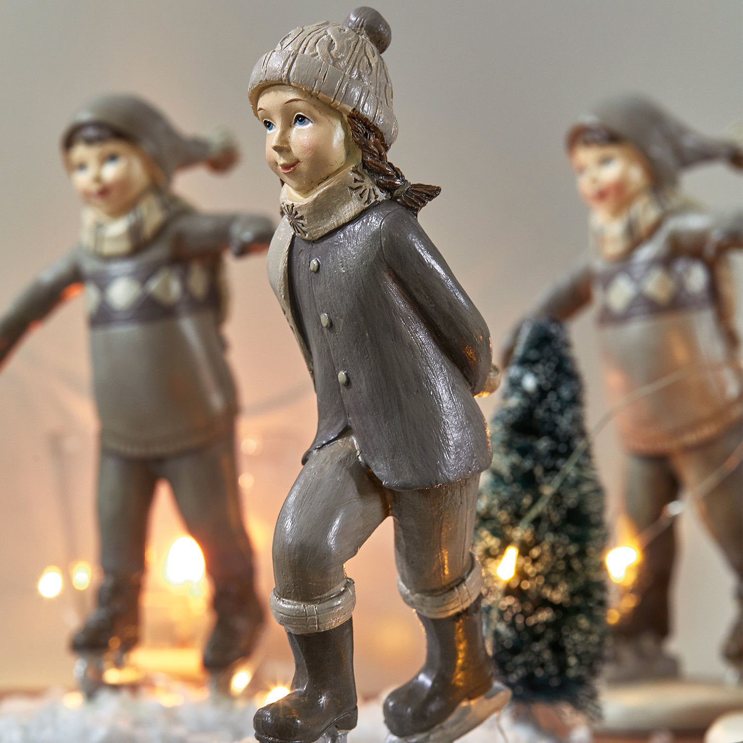 Set di 4 statuine Mériot