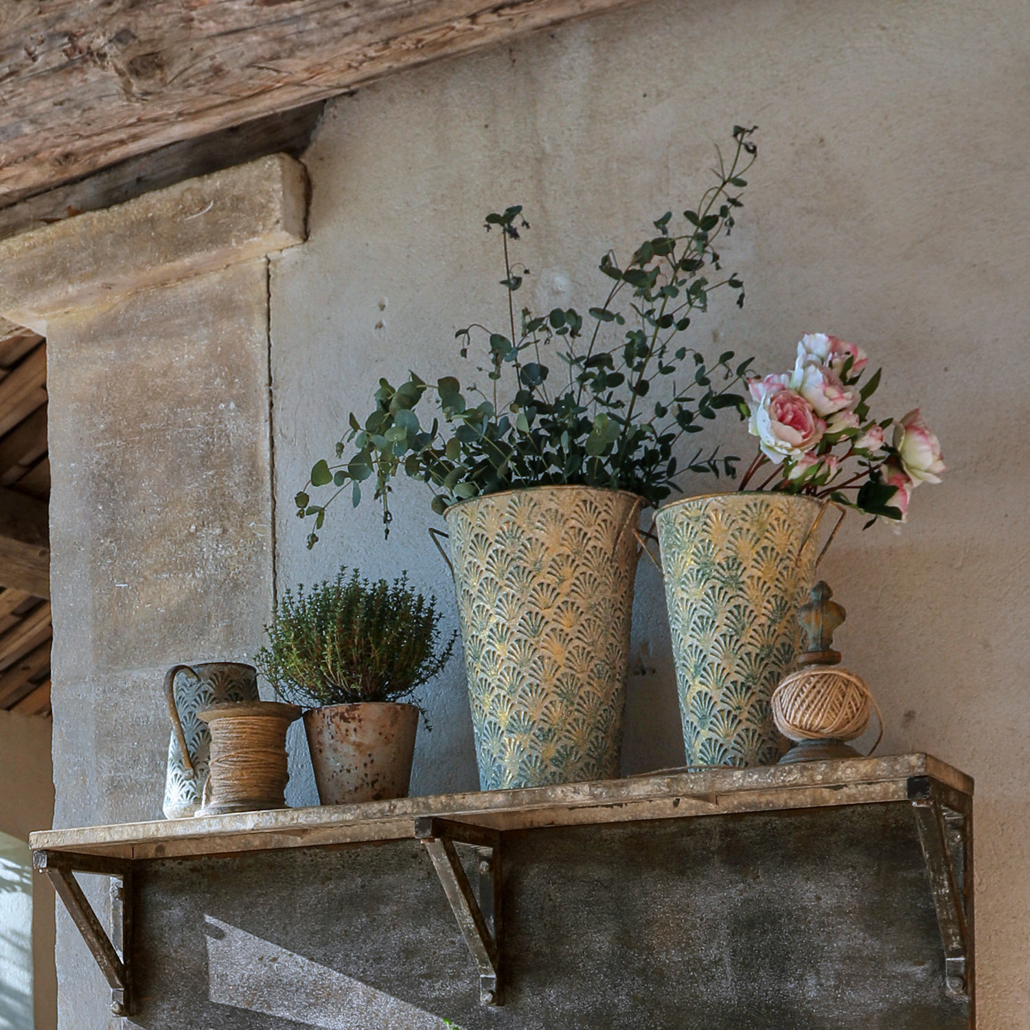 Coppia di vasi decorativi Iskele