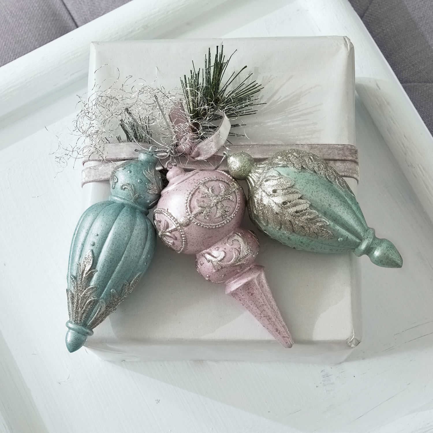 Set di 3 decorazioni natalizie Blaye