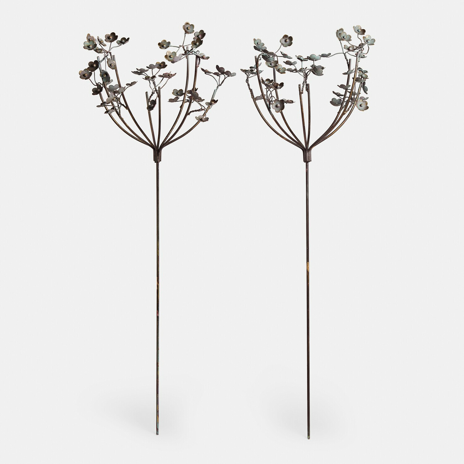 Coppia di fiori decorativi Basmirah