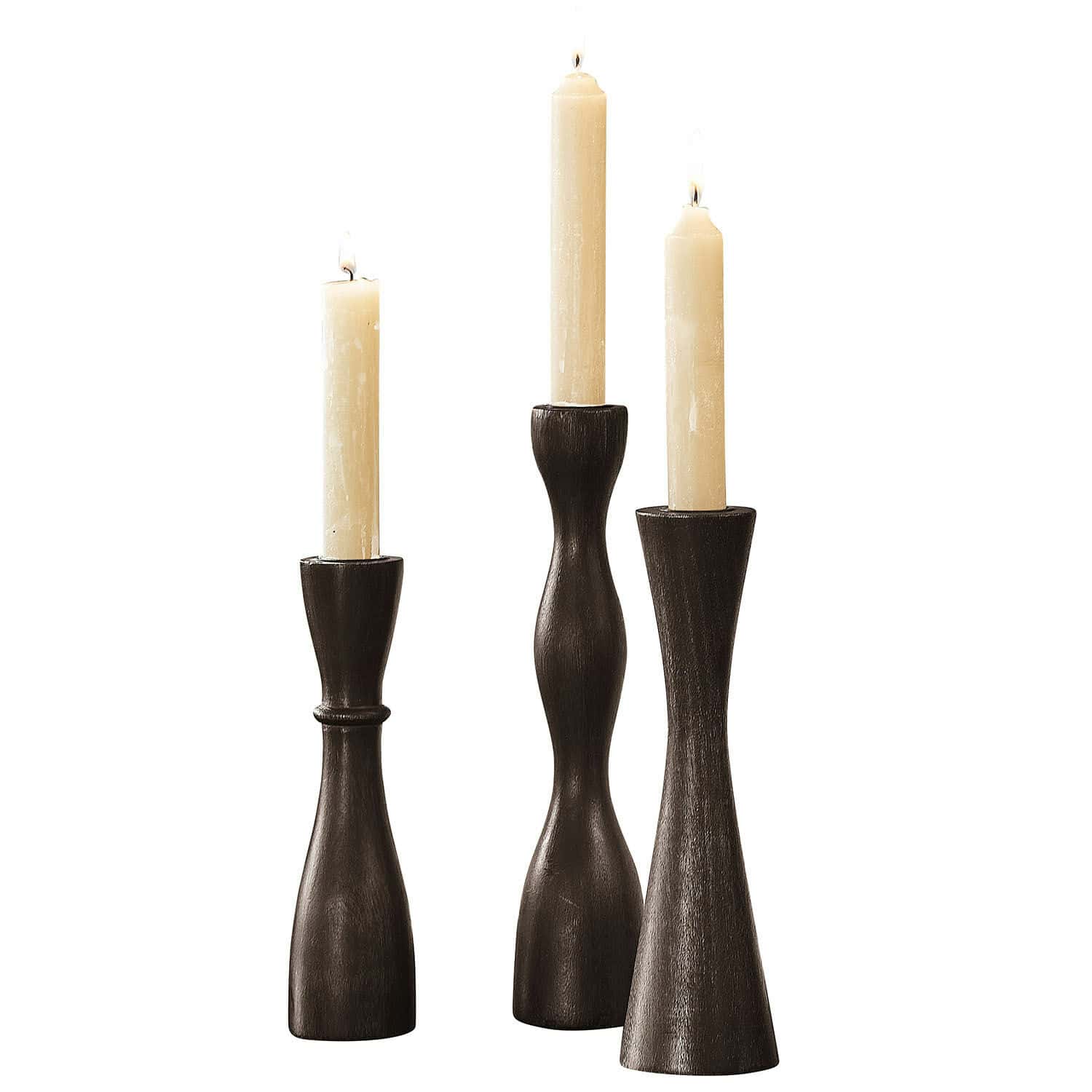 Set di 3 candelieri Méléandre