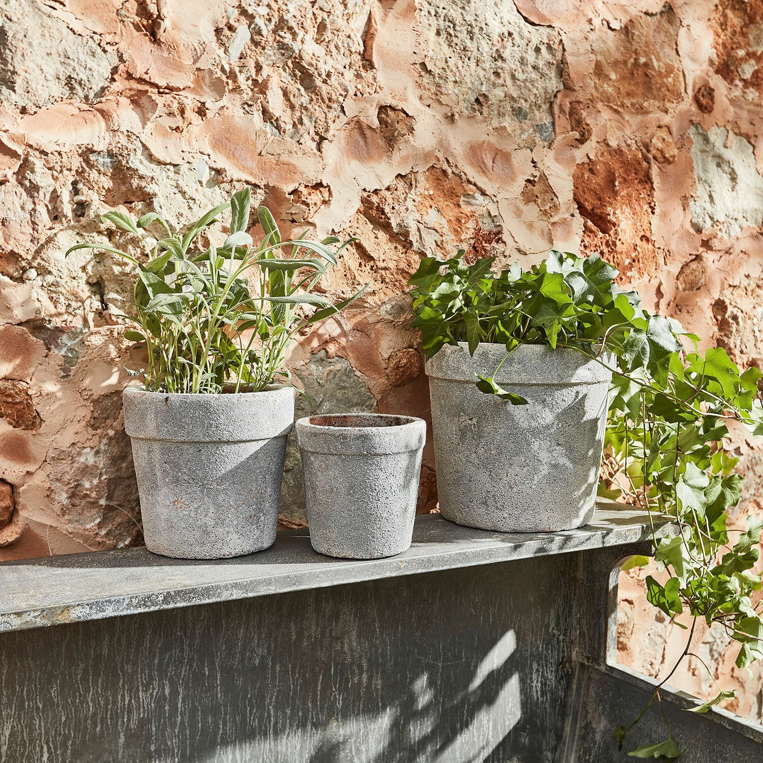 Set di 3 portavasi Geri