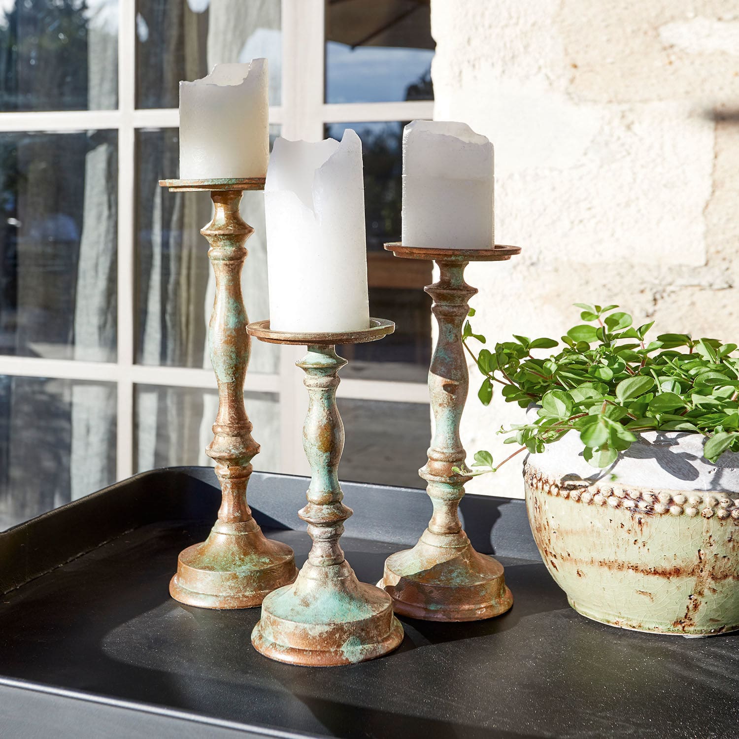 Set di 3 candelieri Floirac