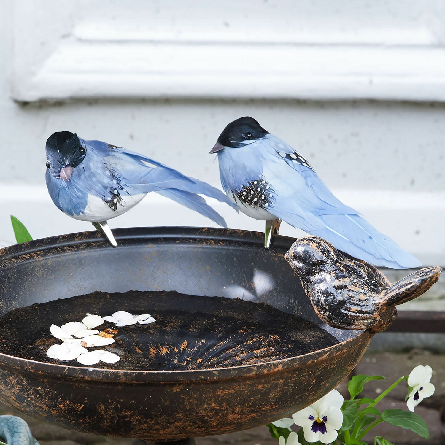 Coppia di uccellini decorativi Penelopé