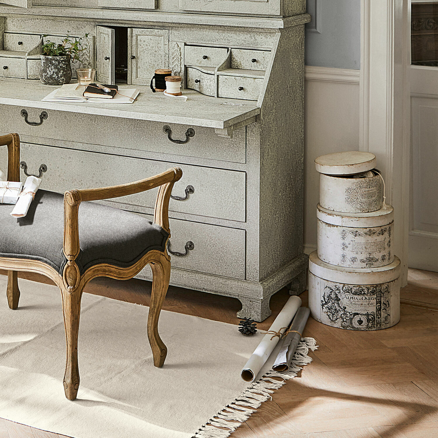 Set di 3 scatole Willma