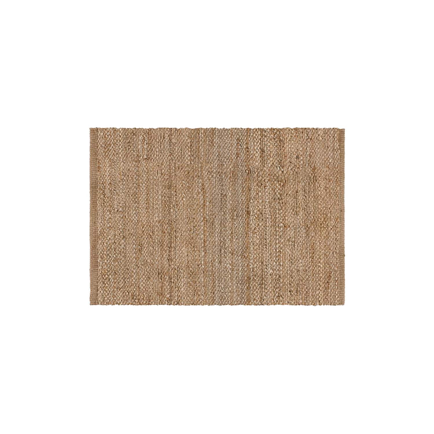 Tappeto Abitain Tappeto rettangolare in juta naturale beige, accessorio durevole ed ecologico per la casa