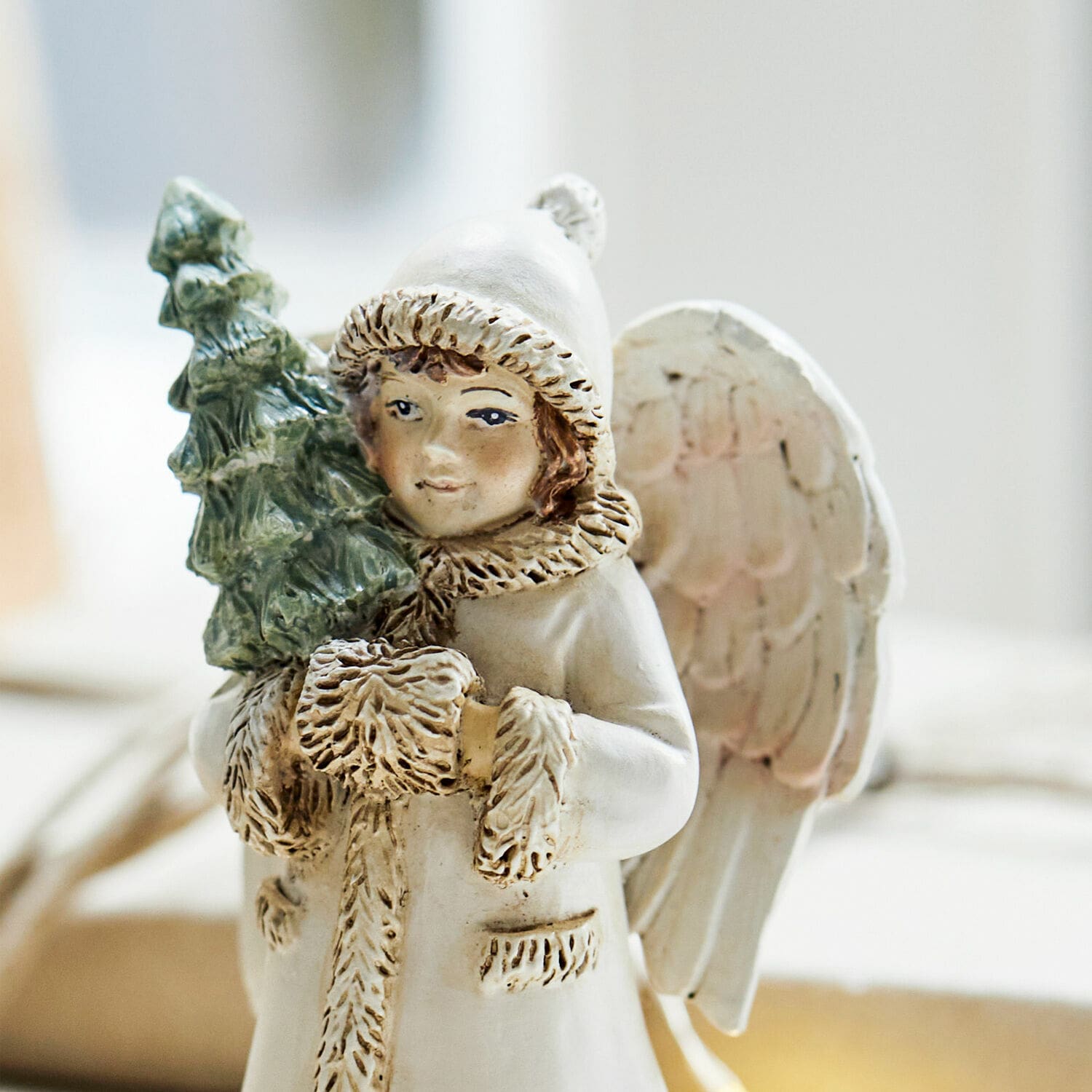 Coppia di decorazioni natalizie Children