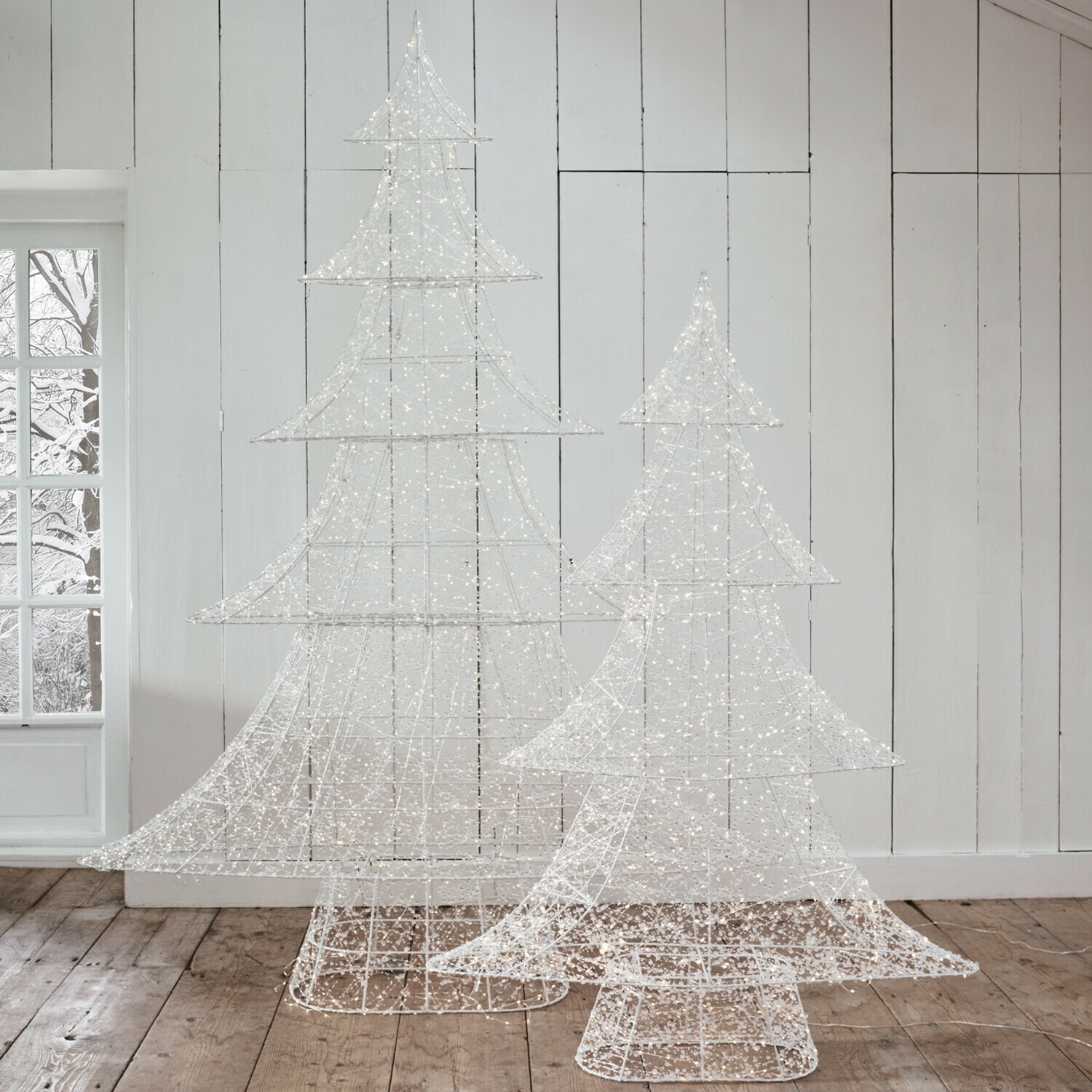 Coppia di alberi di Natale a LED Frosthem Coppia di alberi di Natale a LED Frosthem