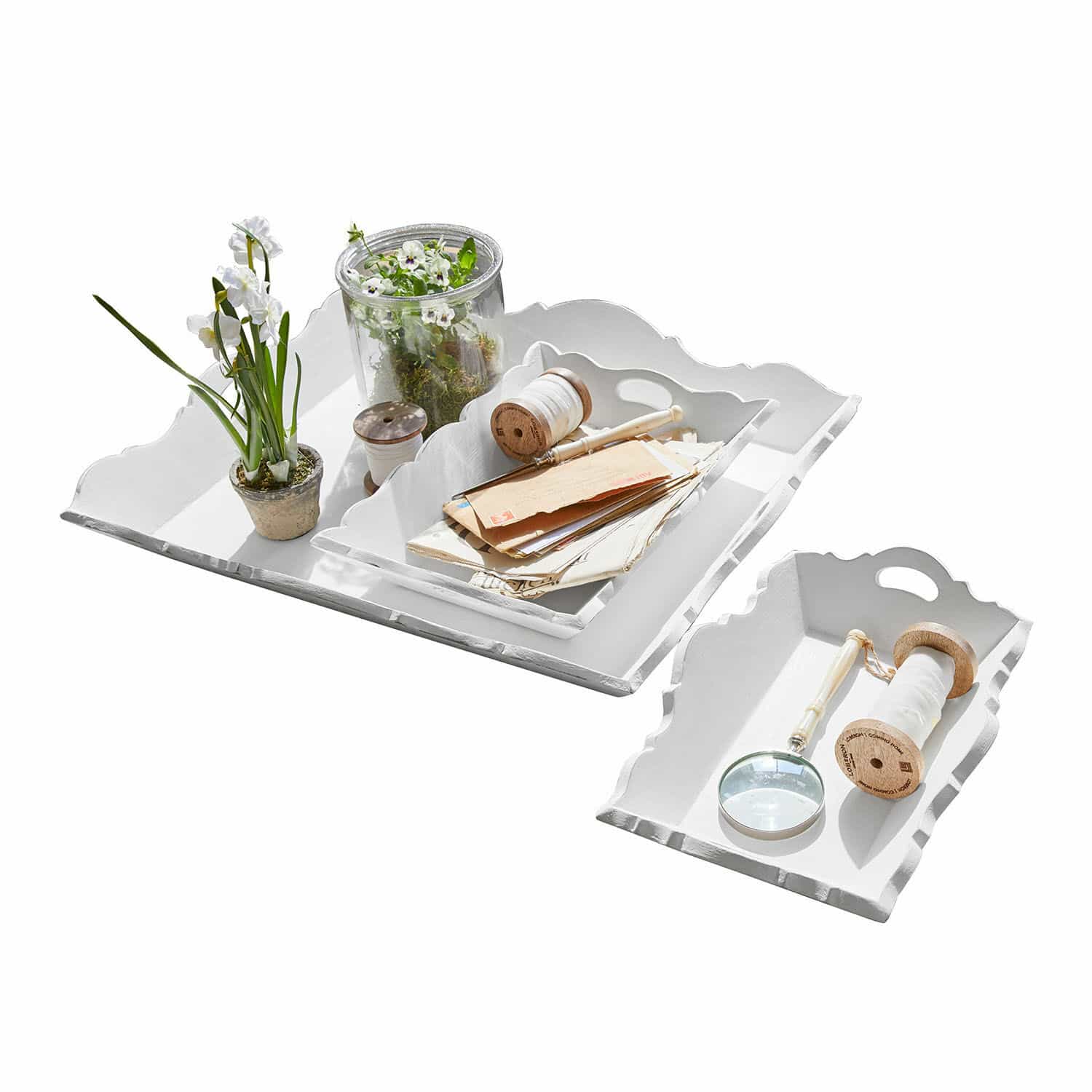 Set di tre vassoi Pirelo