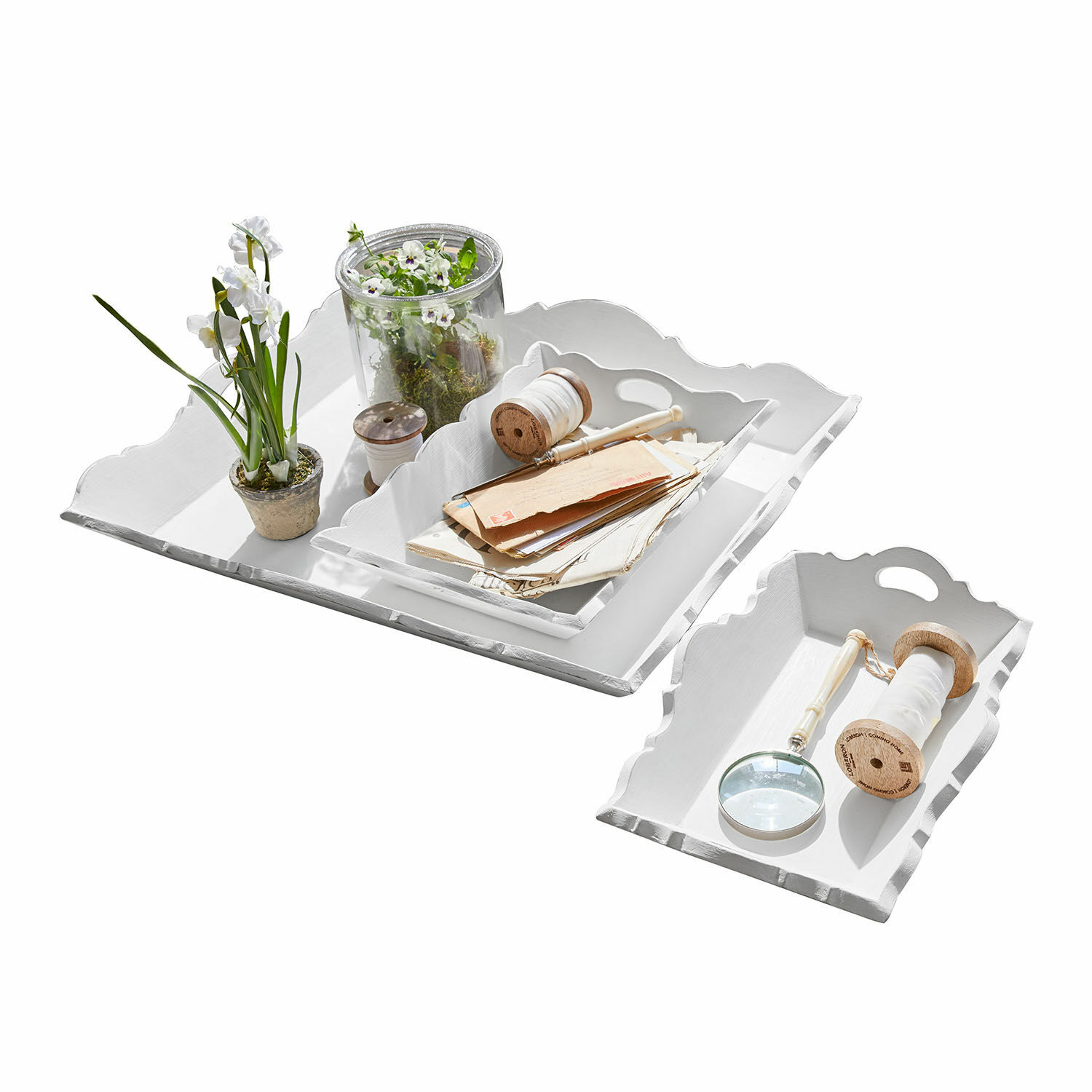 Set di tre vassoi Pirelo