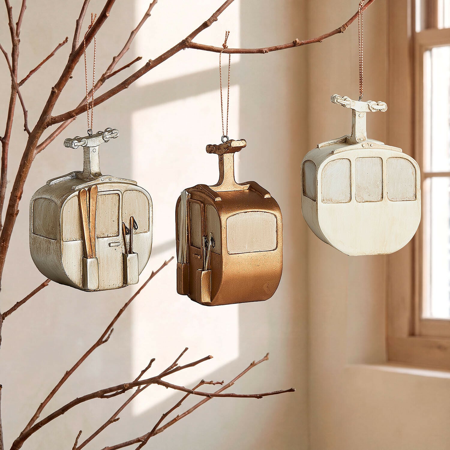 Set di 3 decorazioni da appendere Grenoble Set di 3 decorazioni da appendere Grenoble