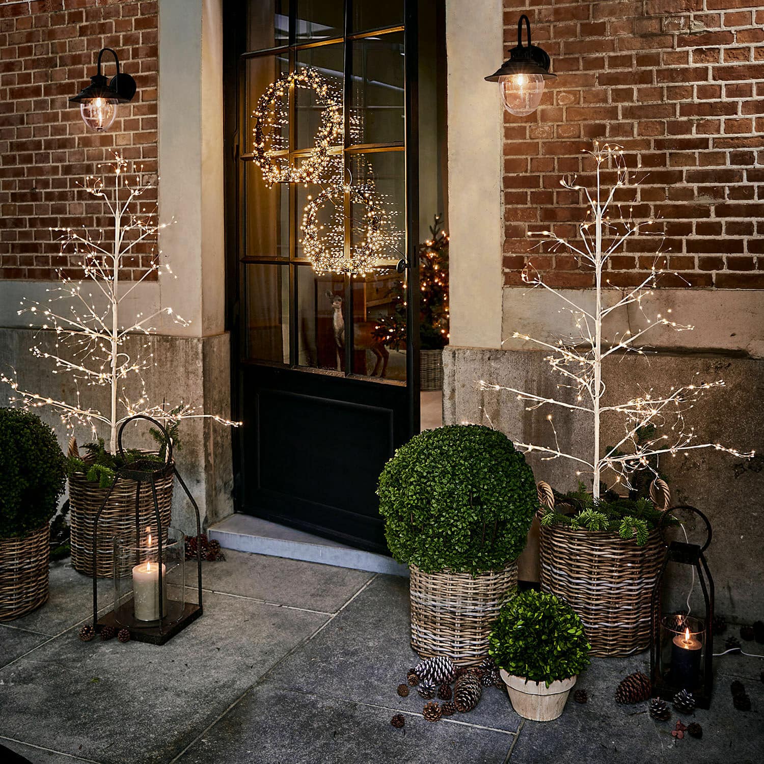 Albero con luci a LED Bromont