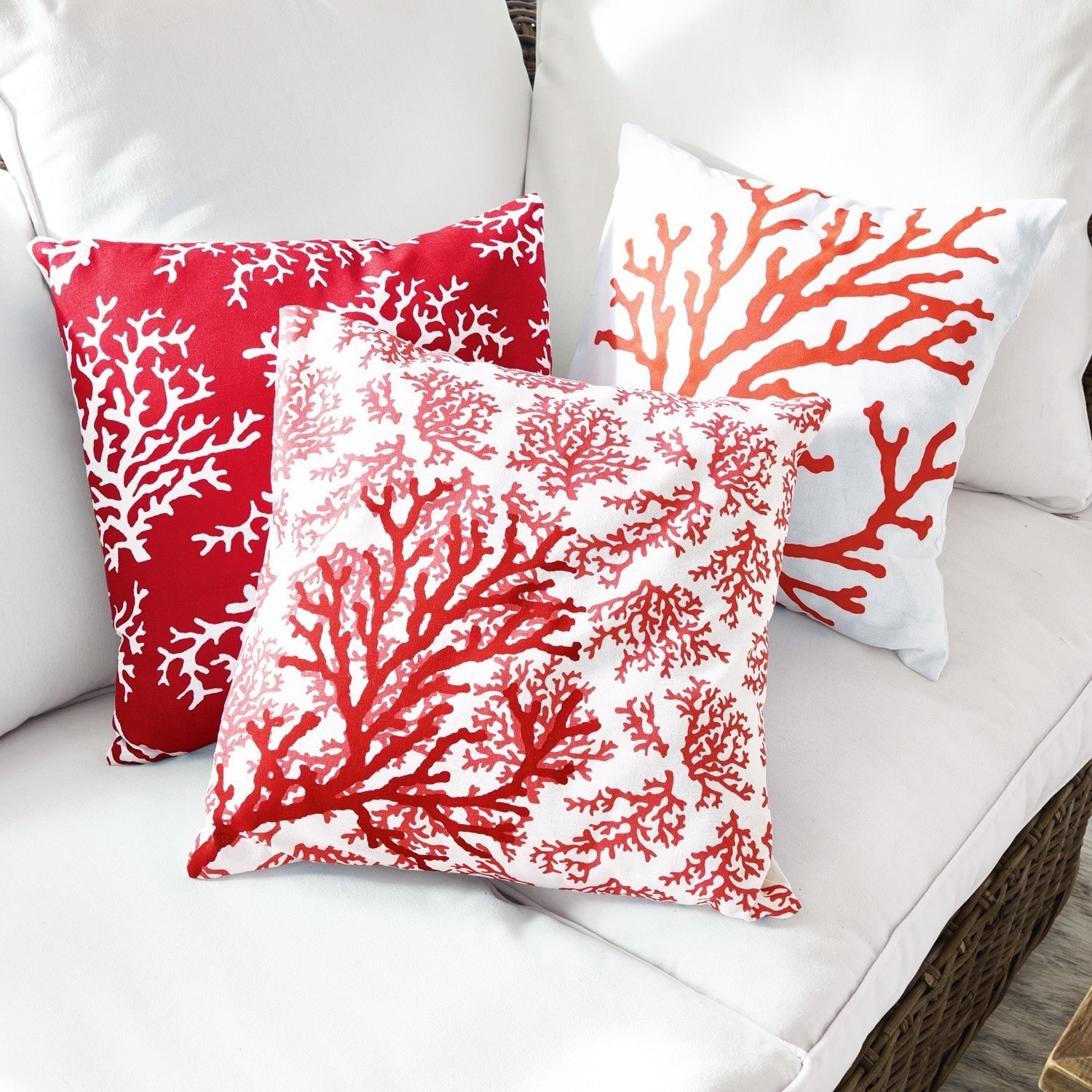 Set di 3 fodere per cuscini Colourful