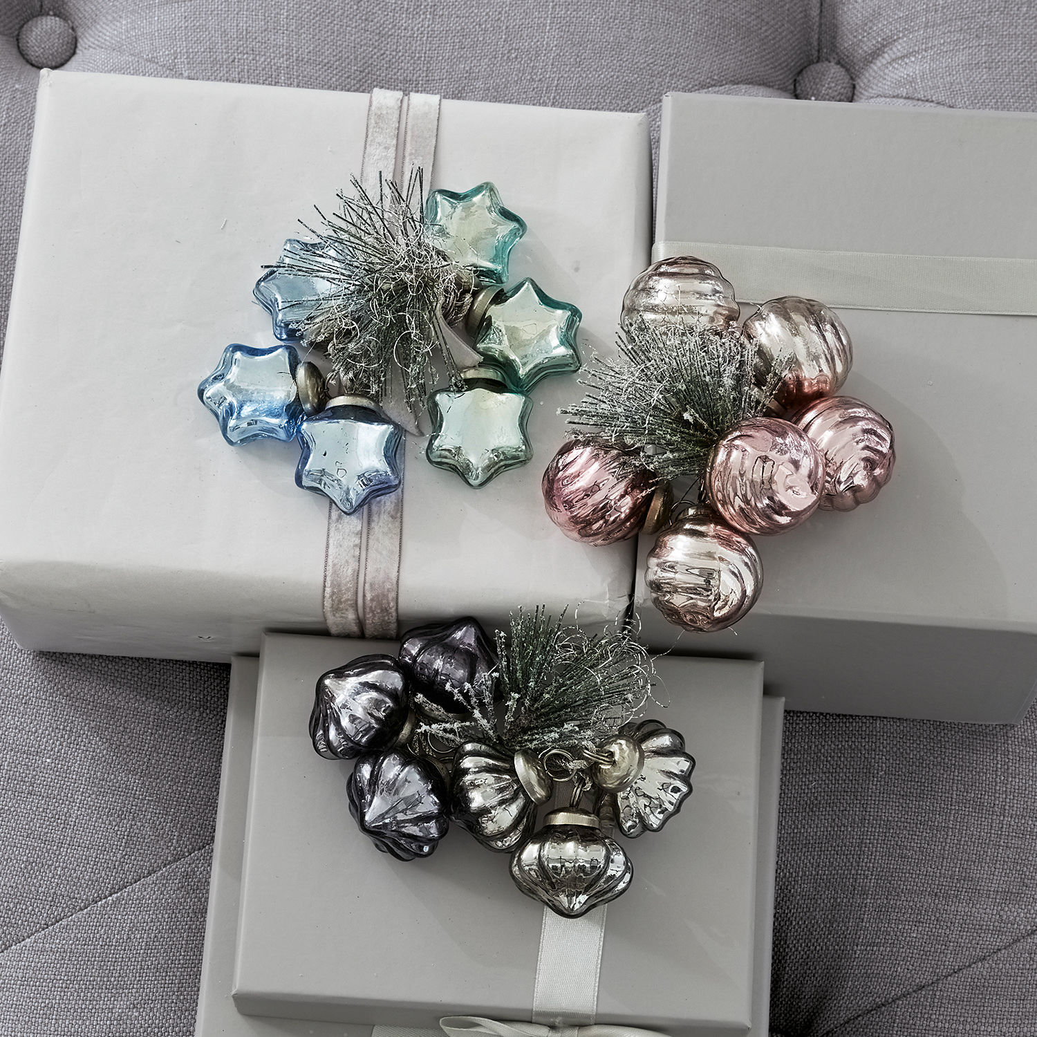 Set di 18 decorazioni natalizie Noela