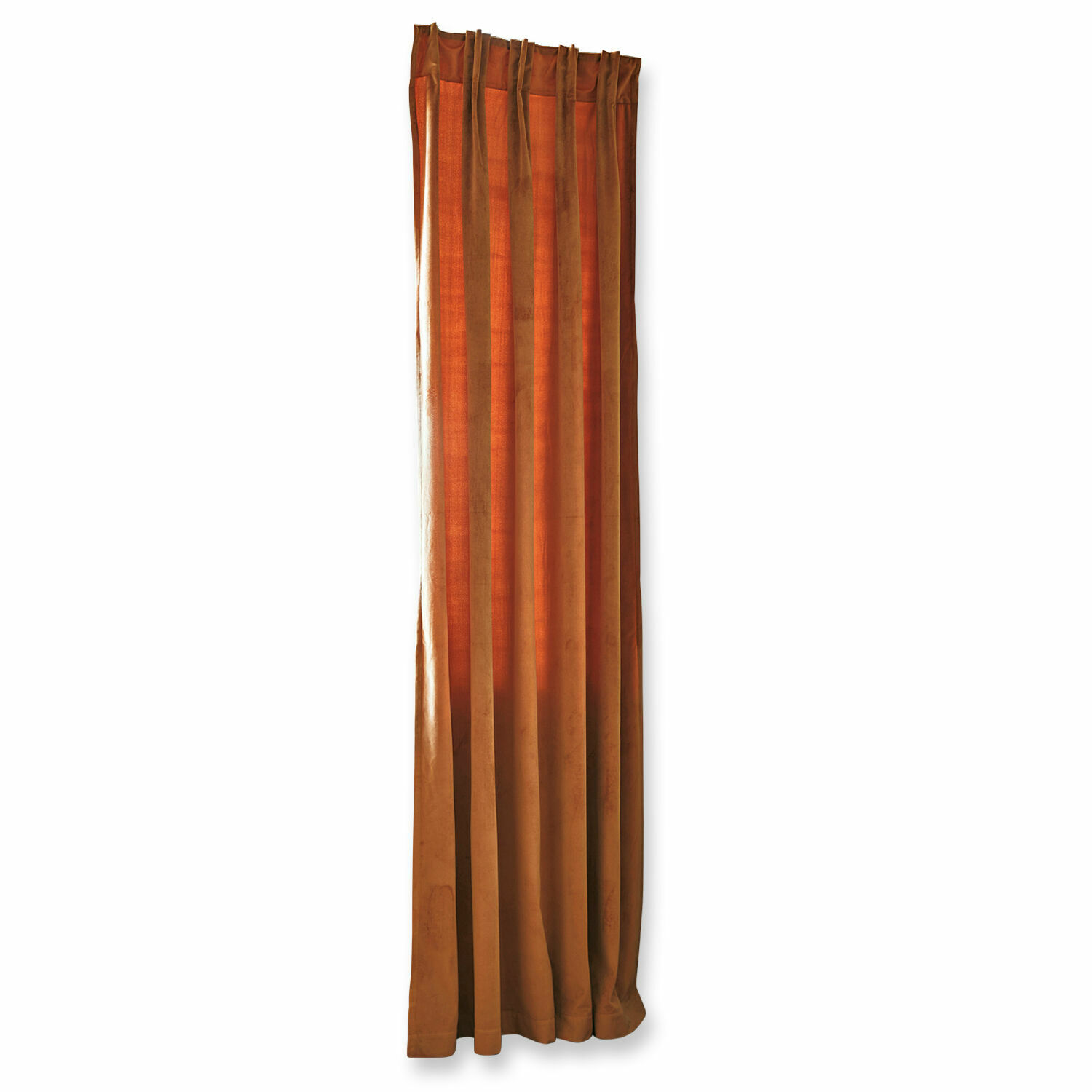 arancio Tenda arancione Lyannece in tessuto morbido, ideale per decorare finestre e interni