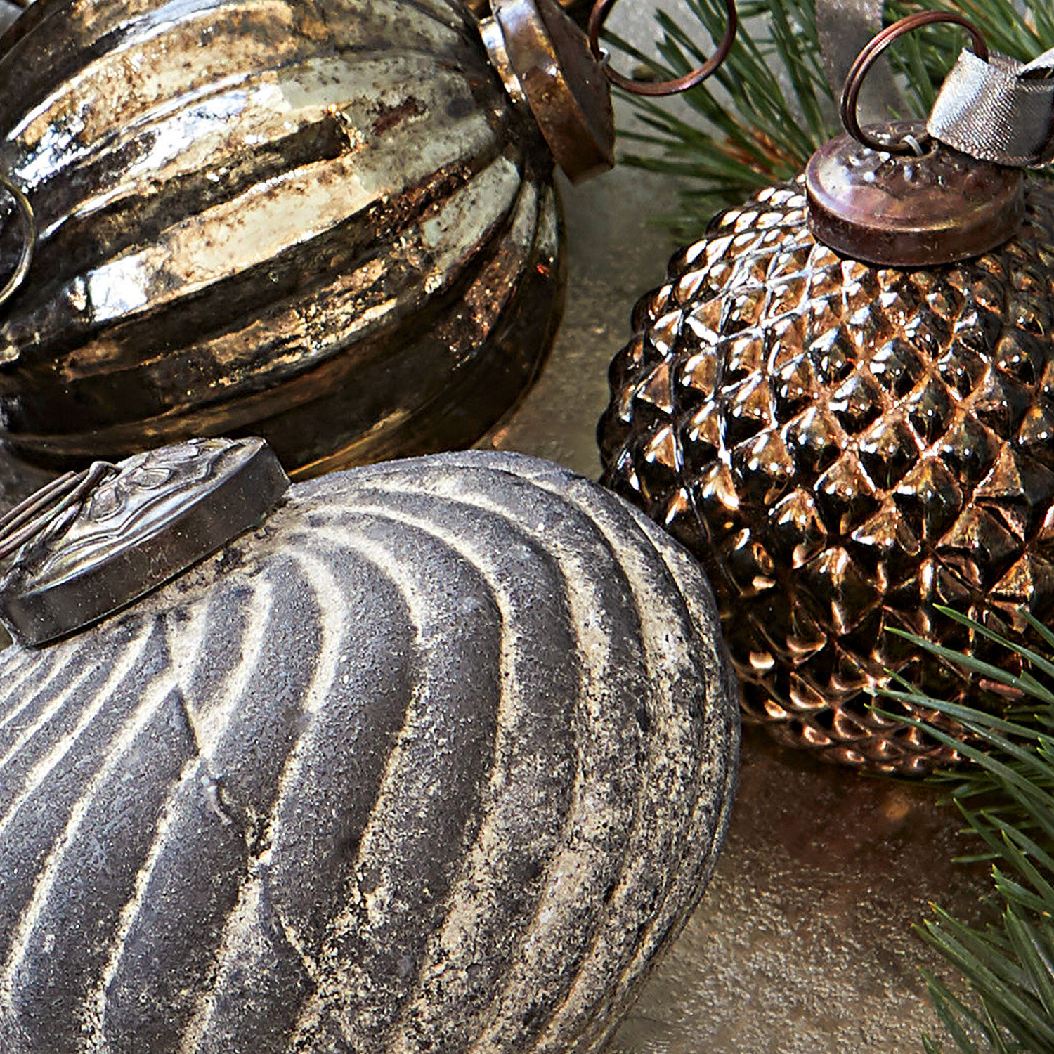 Set di 6 decorazioni natalizie Alva