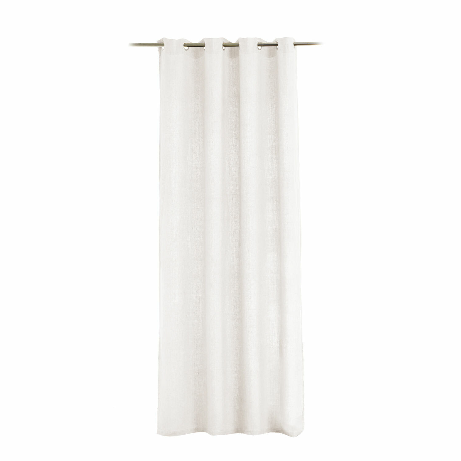 crema Tenda Salinas crema in tessuto leggero, ideale per decorare finestre e interni.