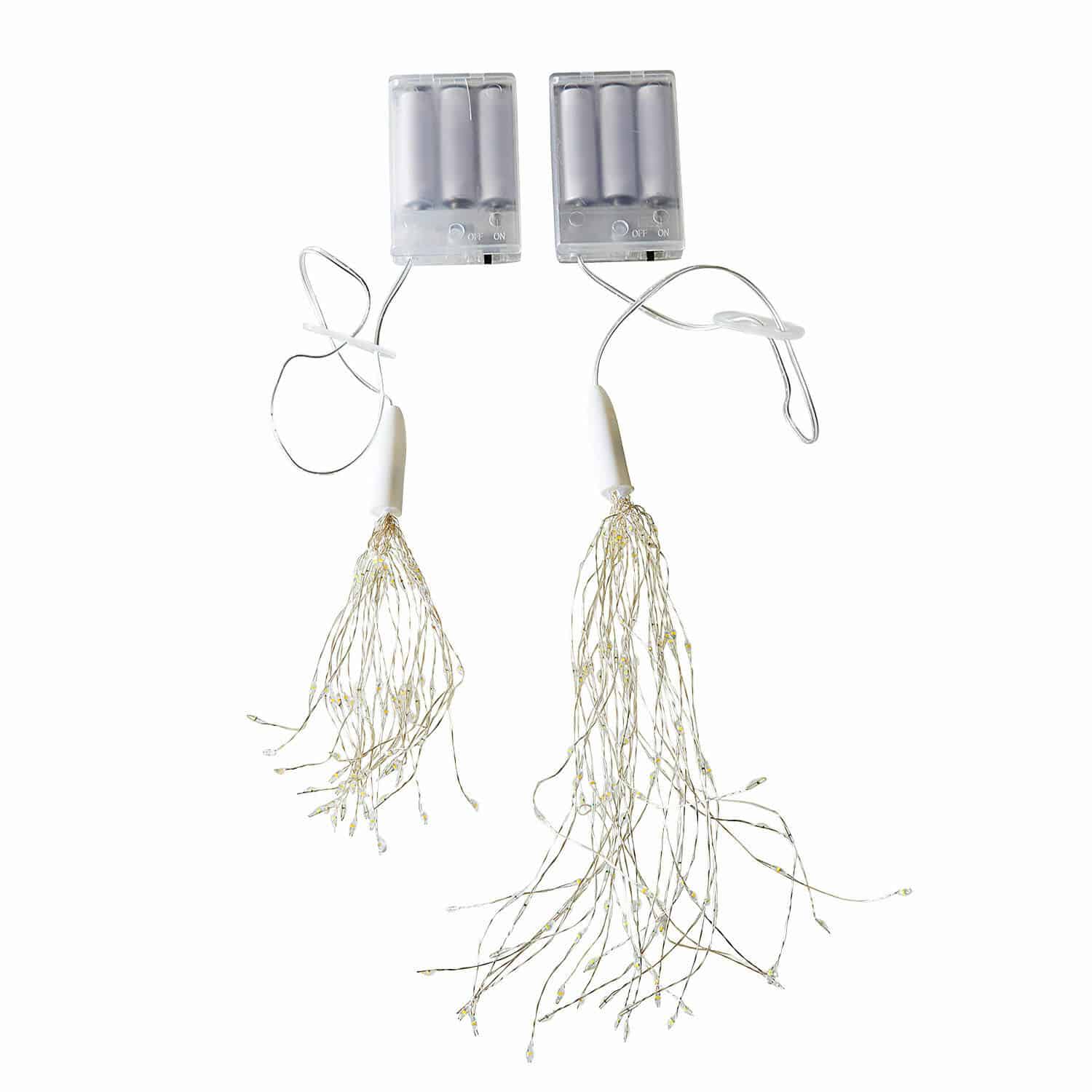 Coppia di catene luminose Carbini