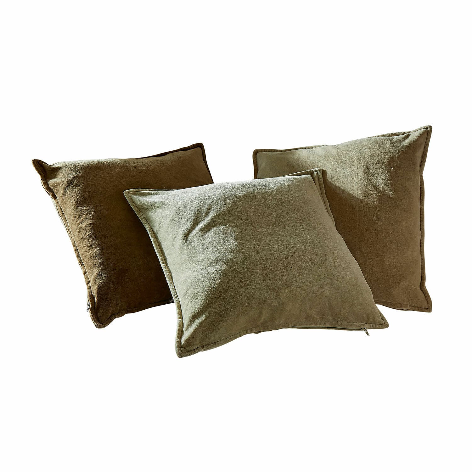 Set di 3 copricuscini Lumeau