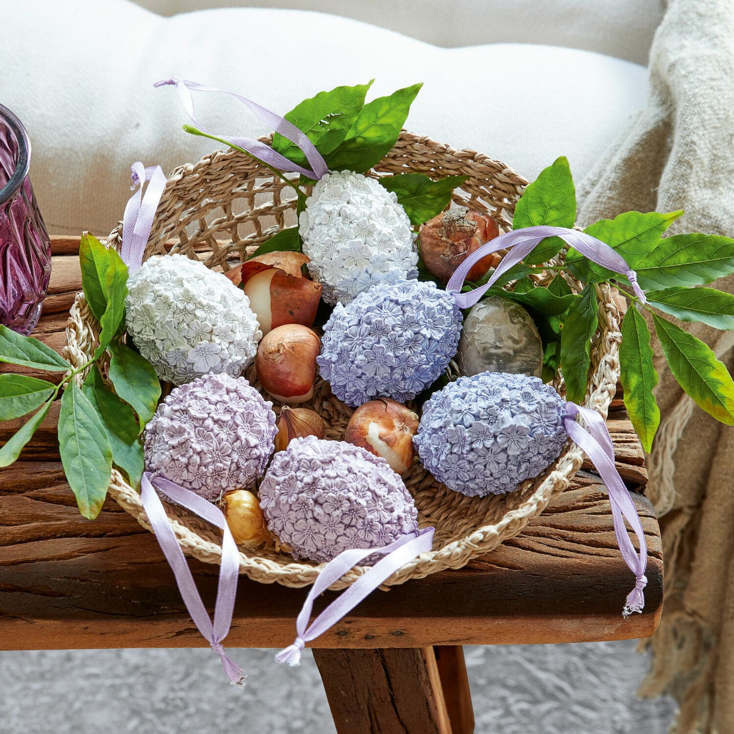 Set di 6 uova di Pasqua Rigaud