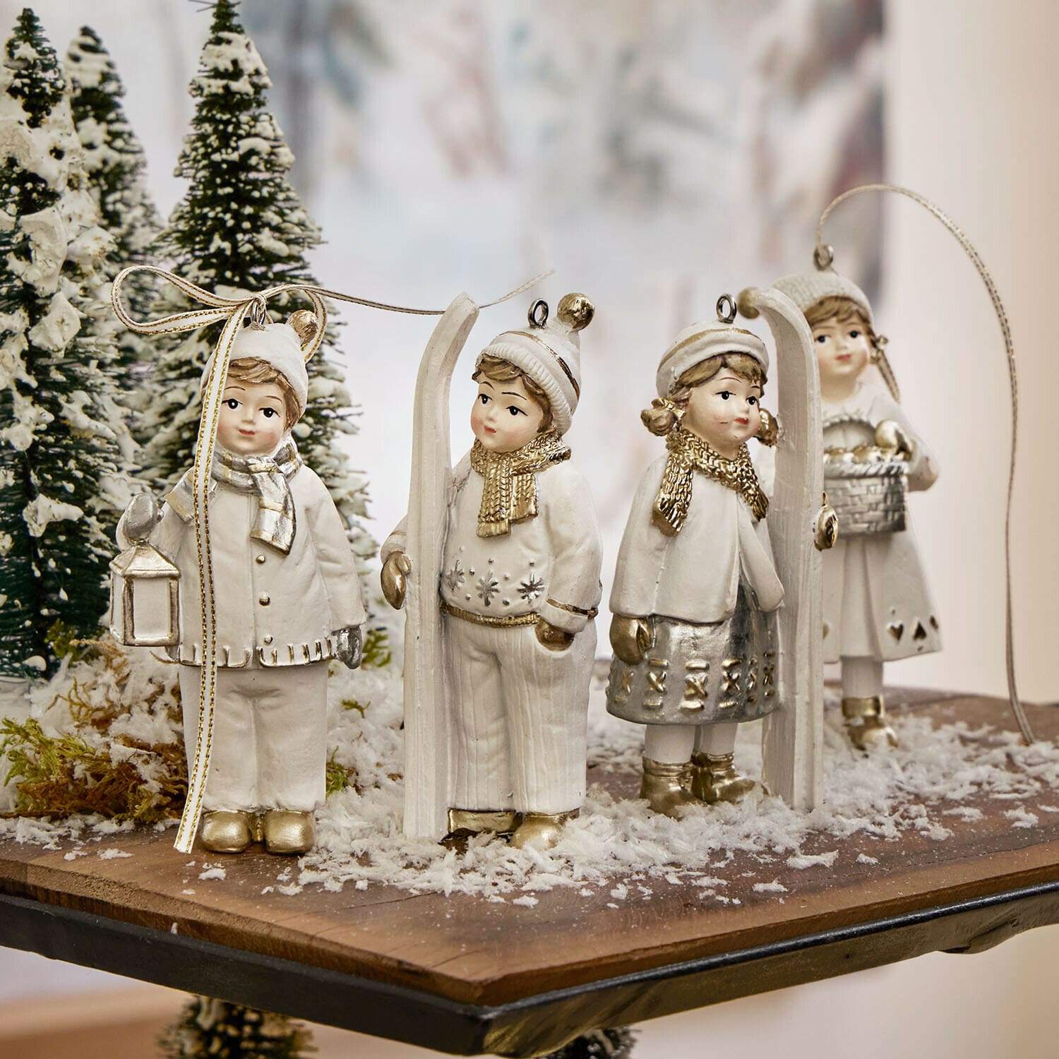 Set di 4 decorazioni da appendere Eirikholt