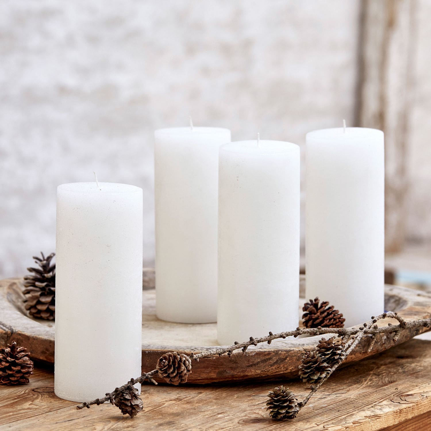 Set di 4 candele Homel