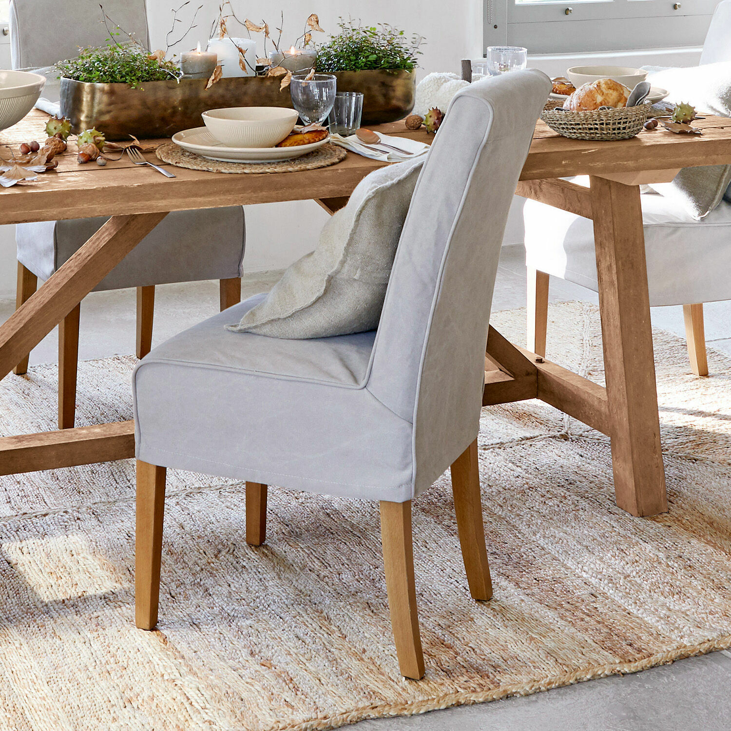 Sedia con coprisedia Mankato