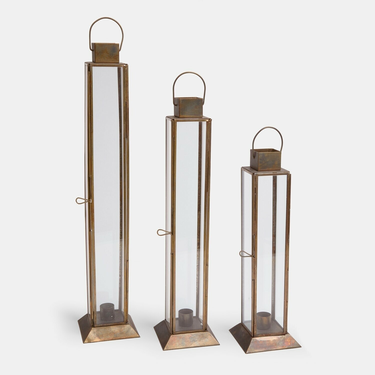 Set di 3 lanterne Coppermill