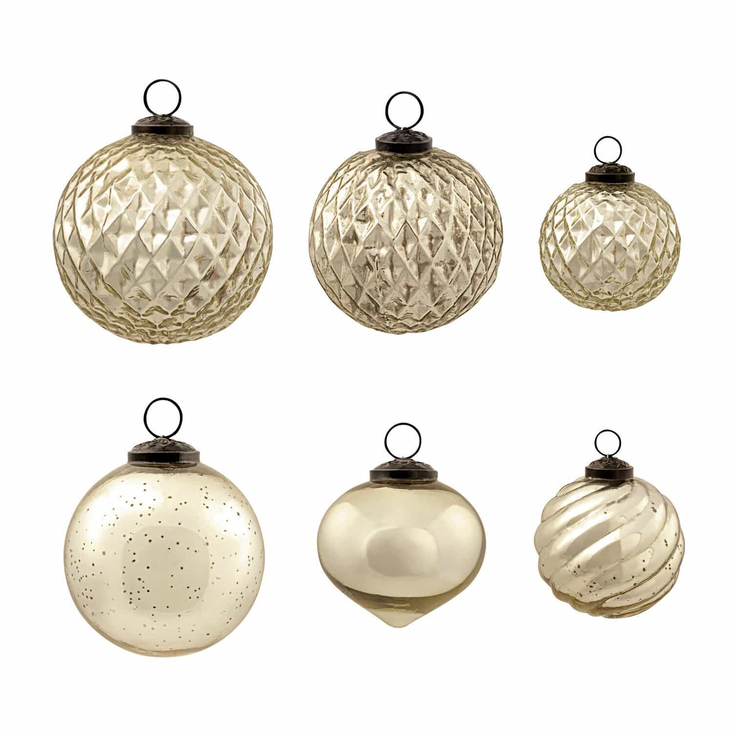 Set di 6 decorazioni natalizie Lyas