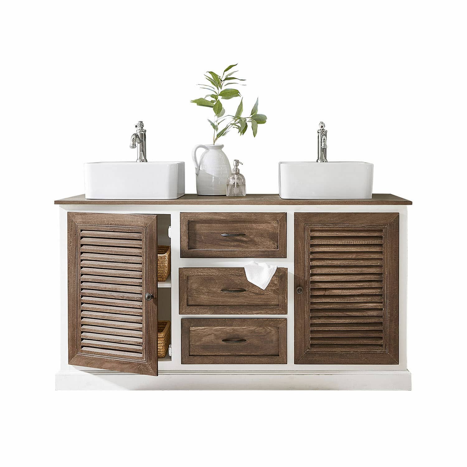 Mobile con doppio lavabo Farmington