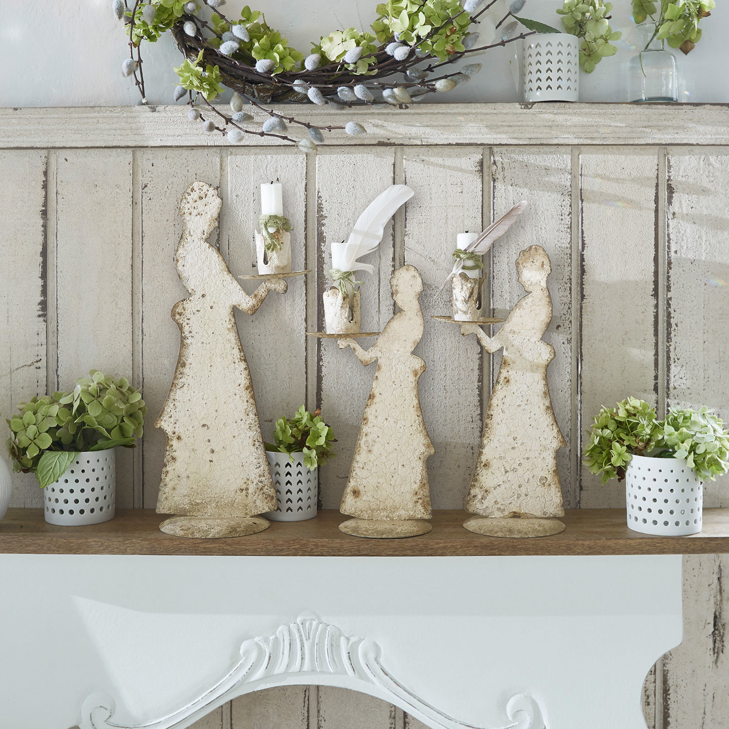 Set di 3 portacandela Chanler