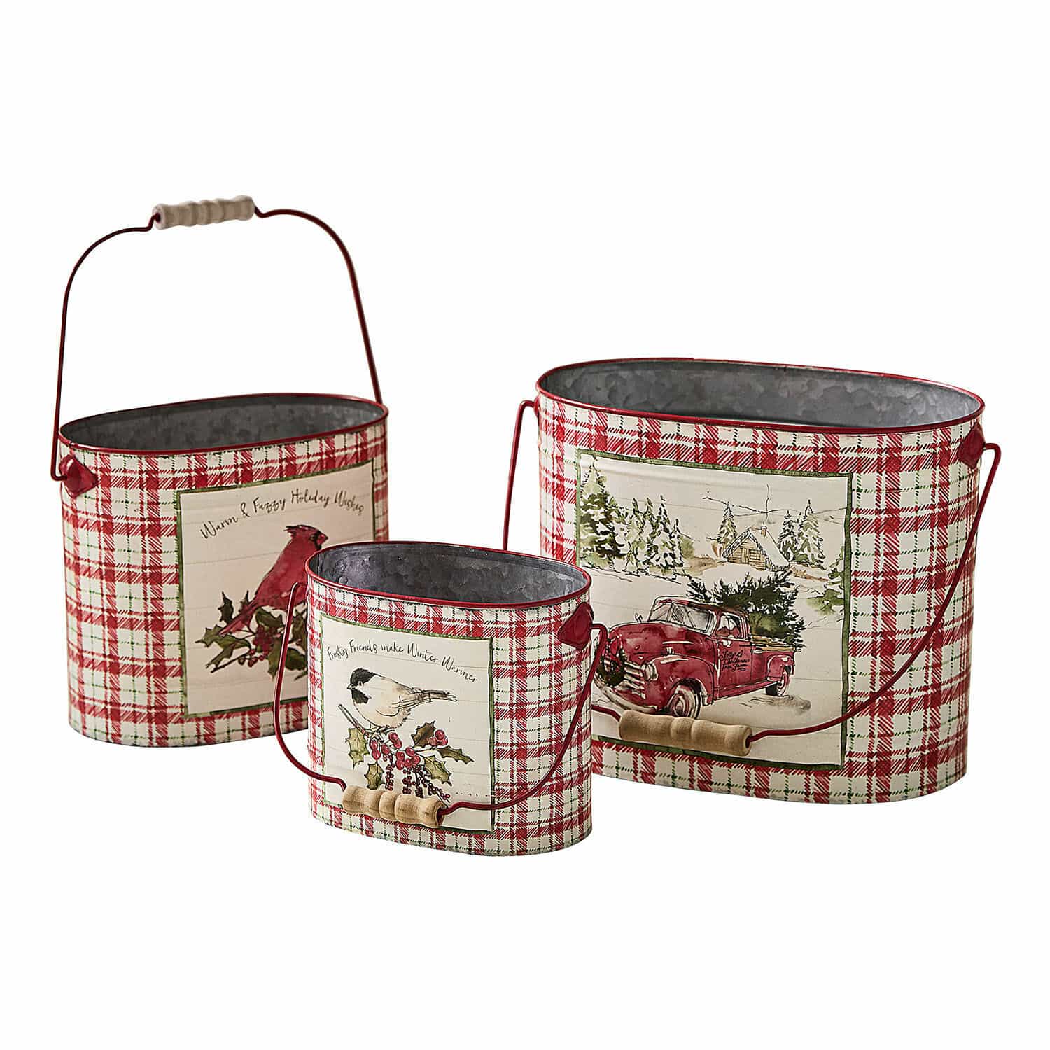 Set di 3 portavasi Fuzzy
