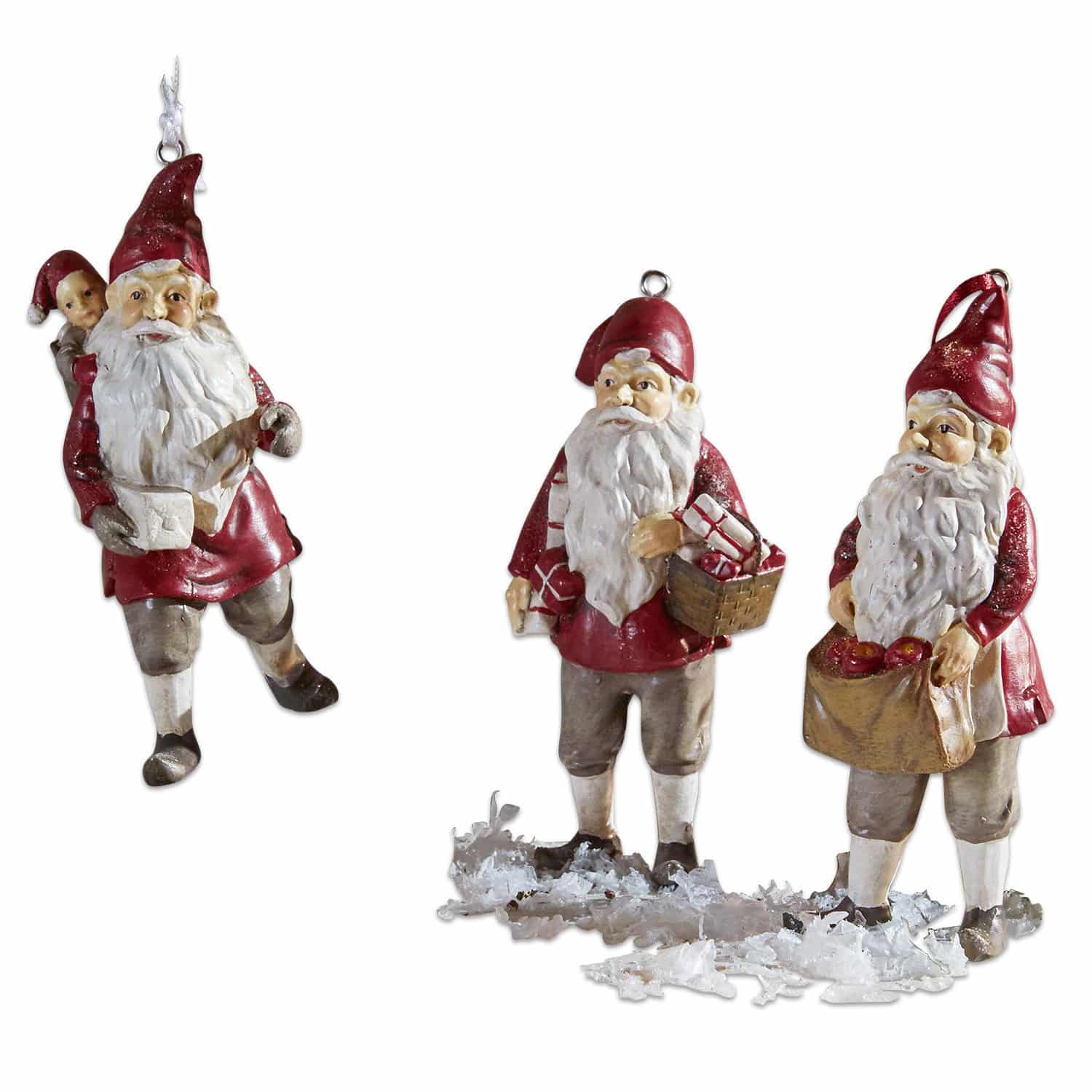 Set di 3 decorazioni da appendere Wichtel