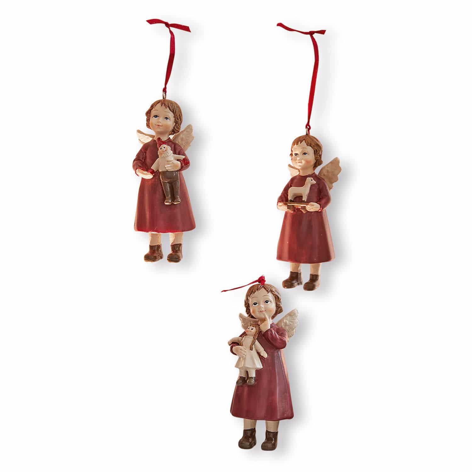 Set di 3 decorazioni da appendere Beringen