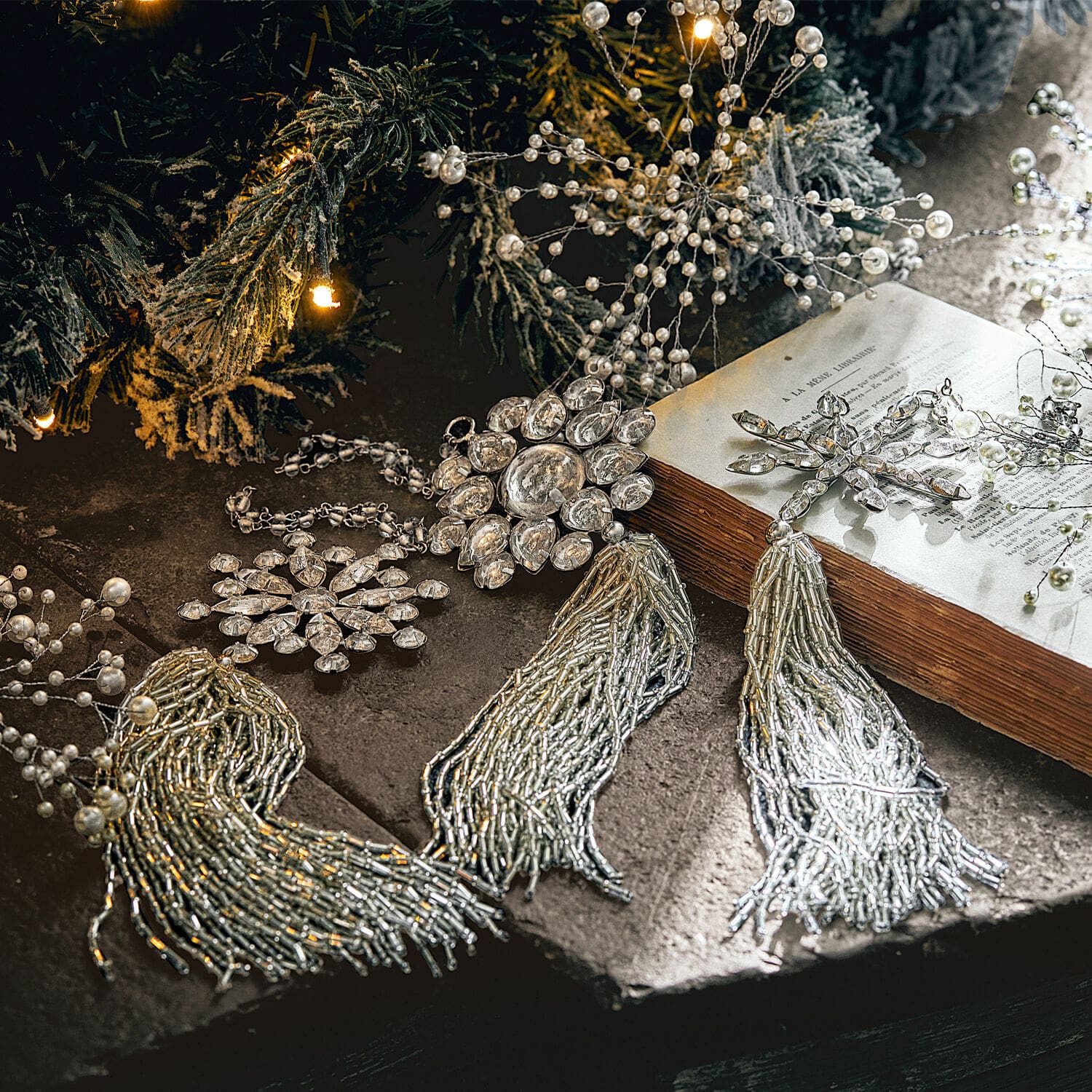 Set di 3 decorazioni natalizie Pirey