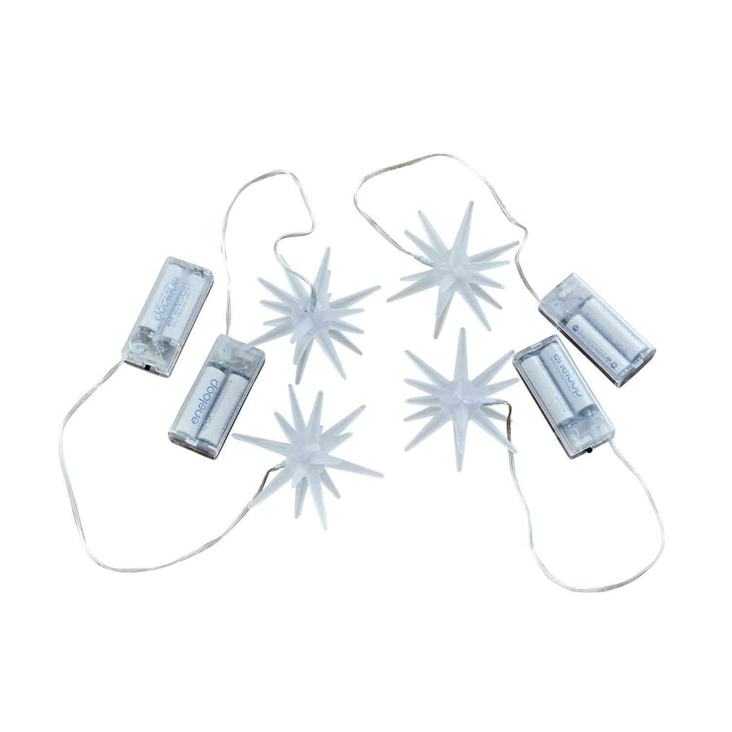 Set di 4 stelle a LED Ciseau