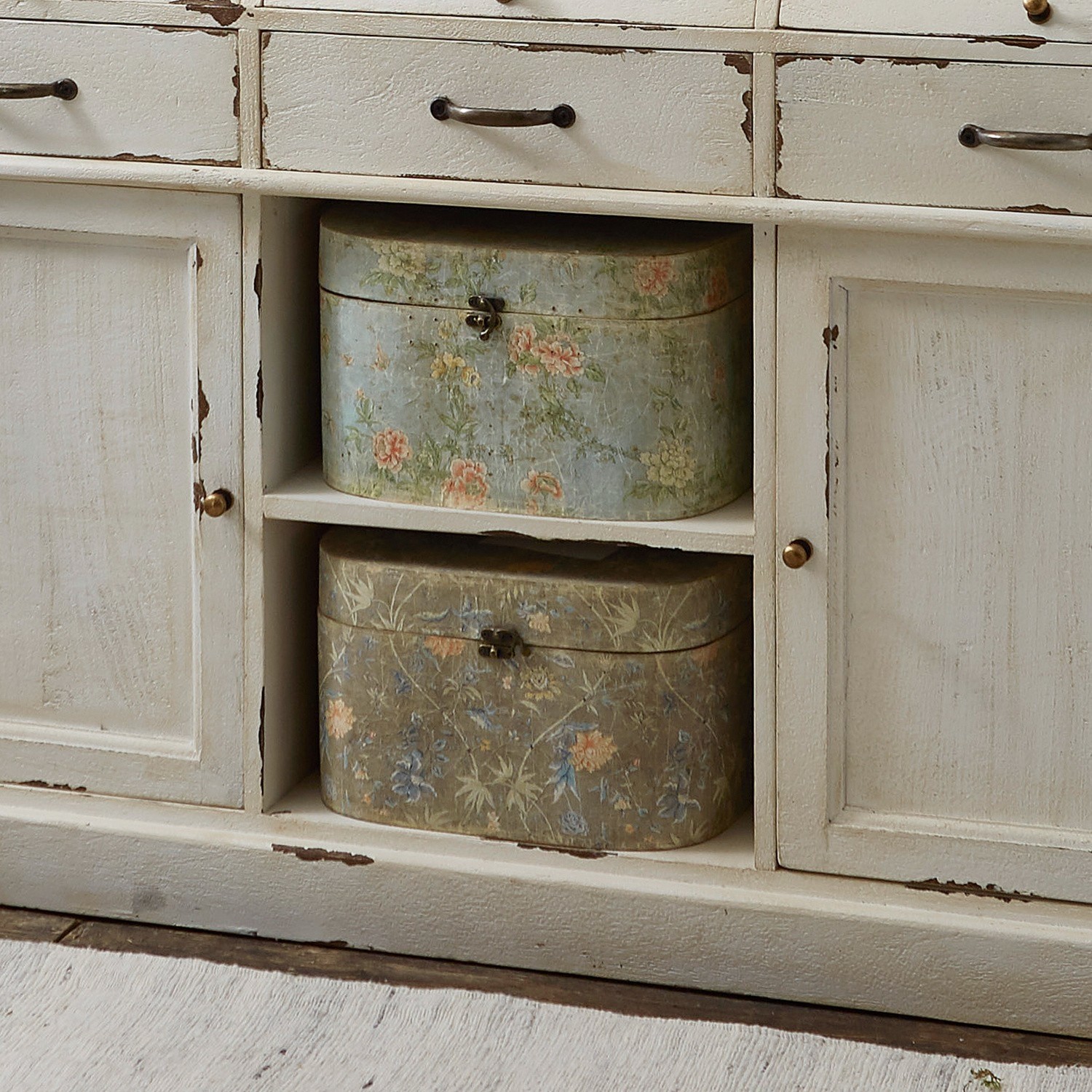Coppia di scatole Mafleur