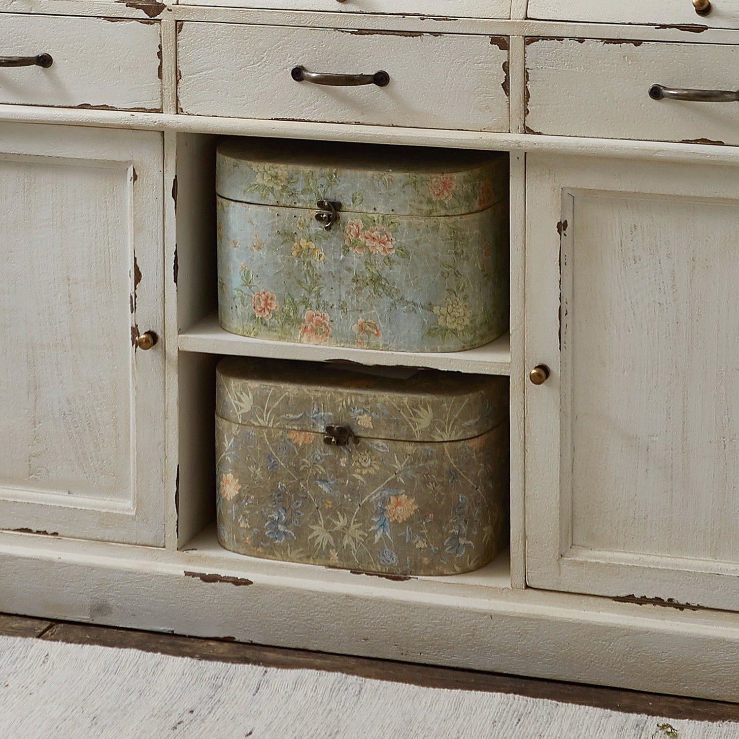 Coppia di scatole Mafleur