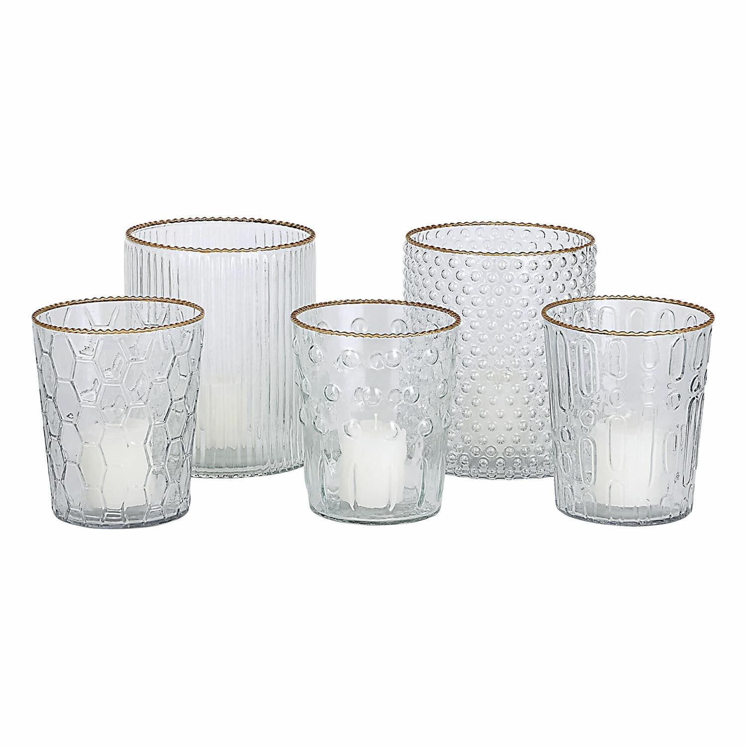 Set di 5 portalumini Rosienne