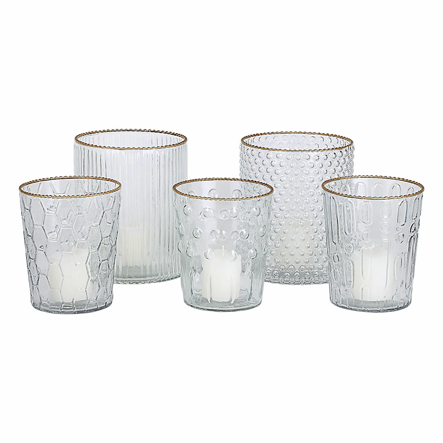 Set di 5 portalumini Rosienne