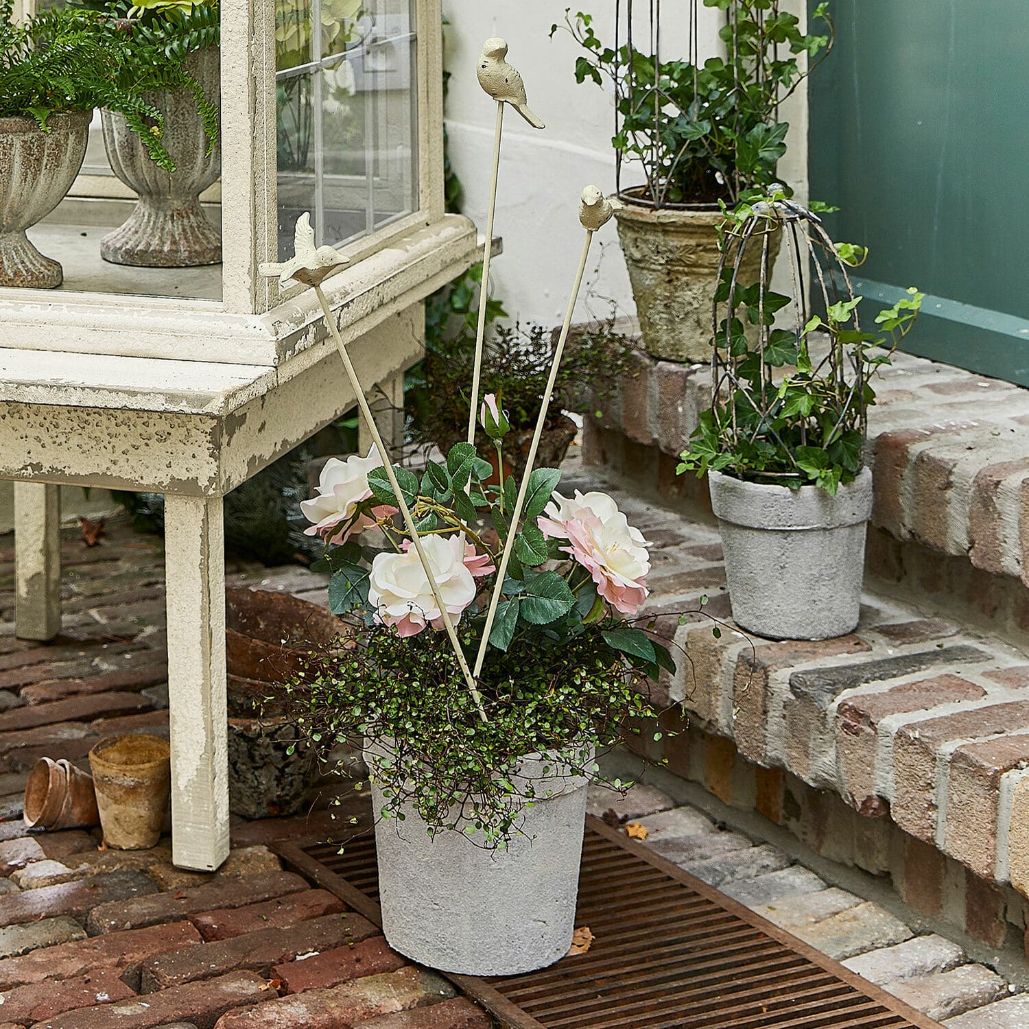 Set di 3 decorazioni da giardino con picchetto Colaire