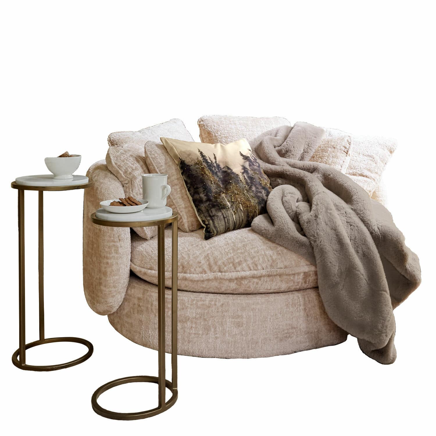 Poltrona girevole Maplefield