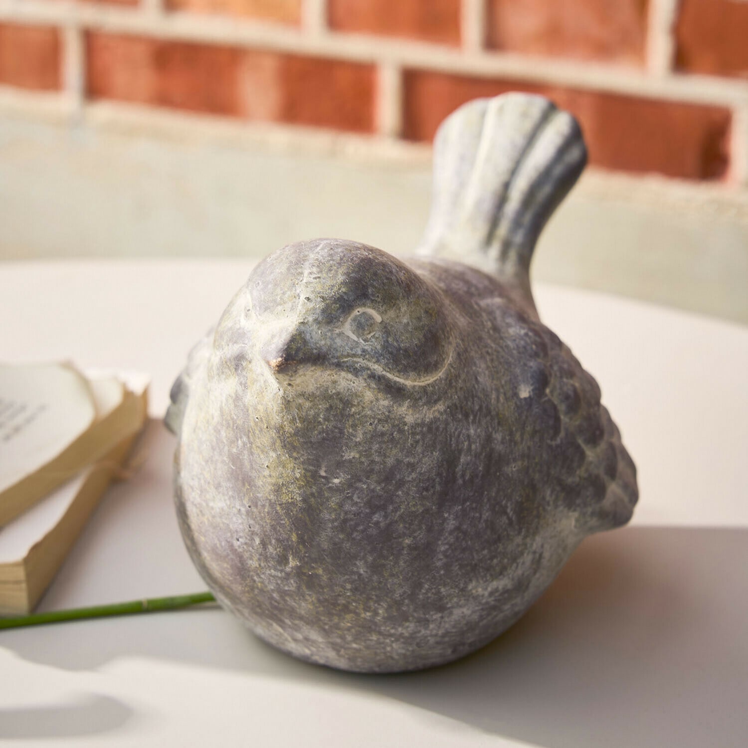 Coppia di uccellini decorativi Haldoríe