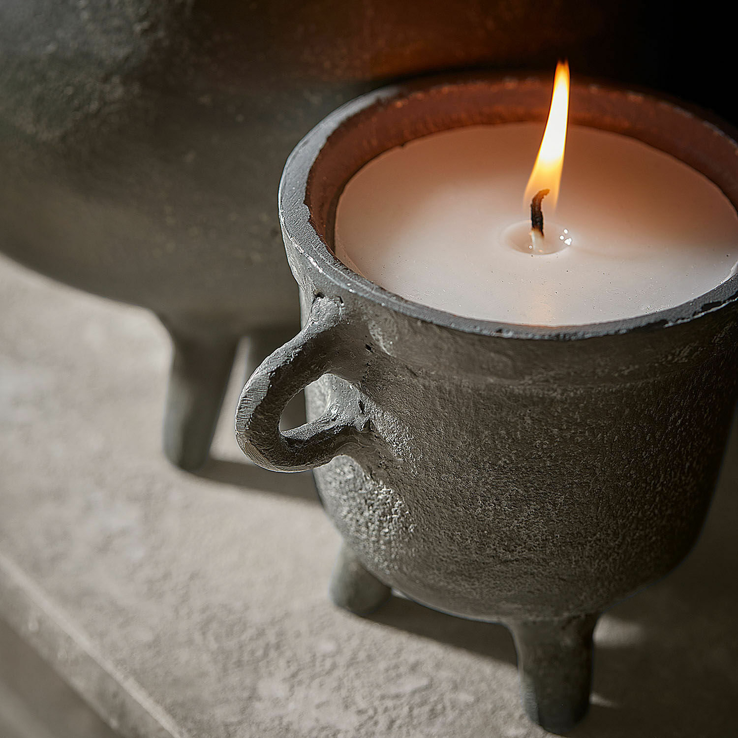 Coppia di lanterne con candela Lavignoux