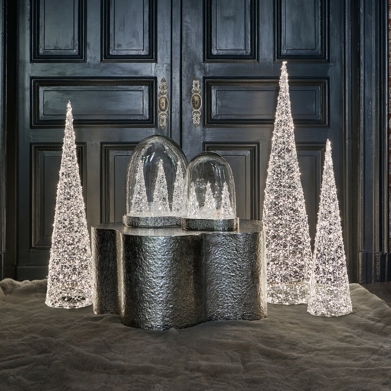 Set di 3 alberi a LED Clairune