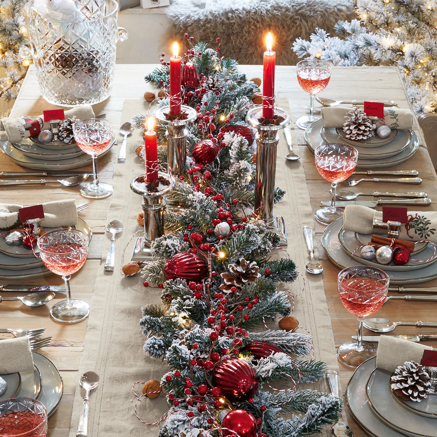 Set di 6 decorazioni natalizie Blavet