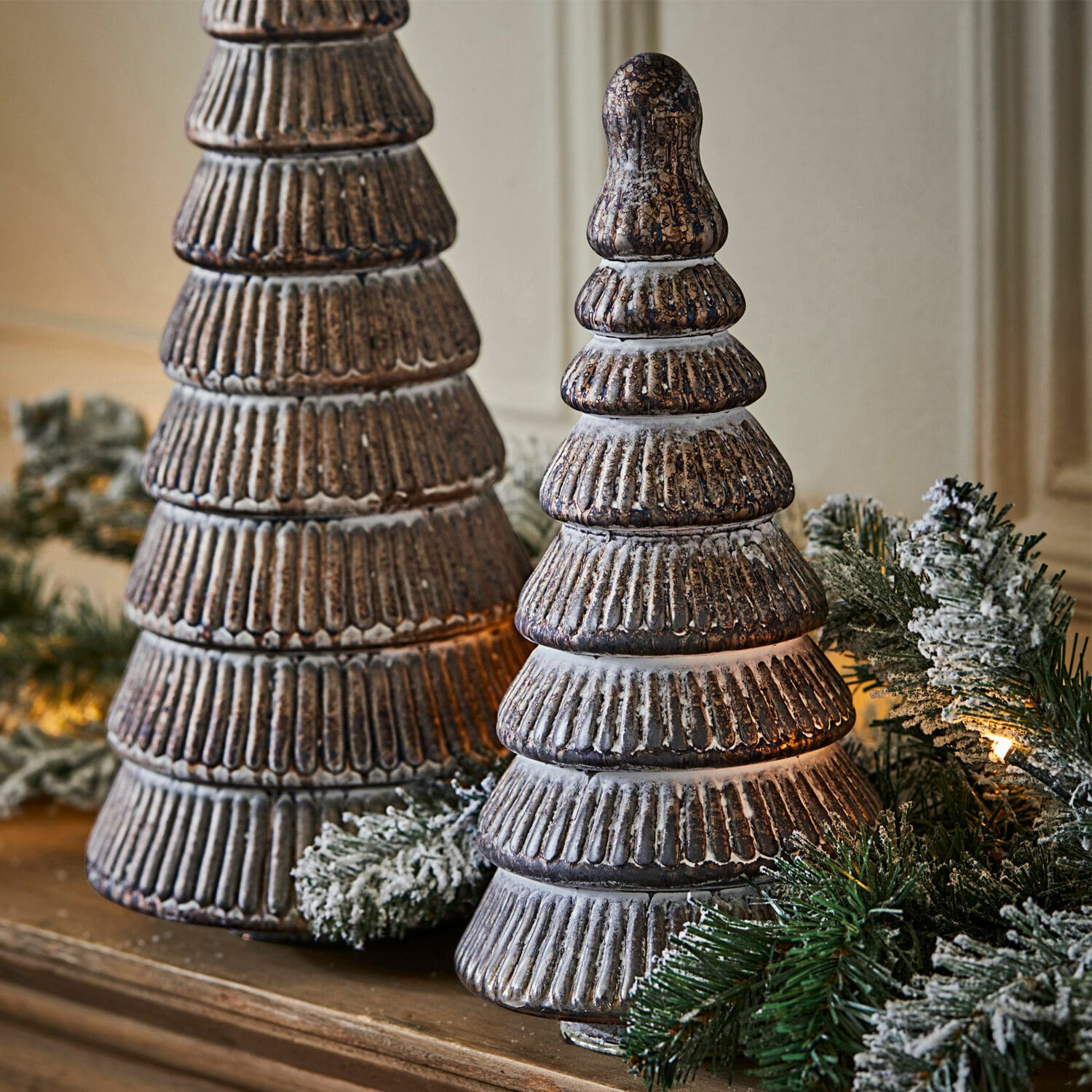 Coppia di alberelli decorativi Clarmond